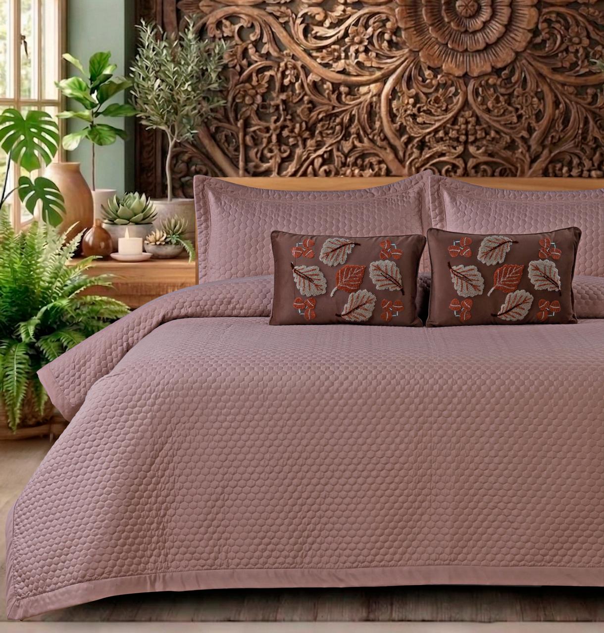 Quilted Bed Cover - 5 Pc Set