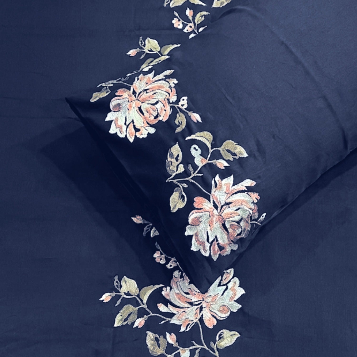 400 TC Pure Cotton Embroidery Bedsheets