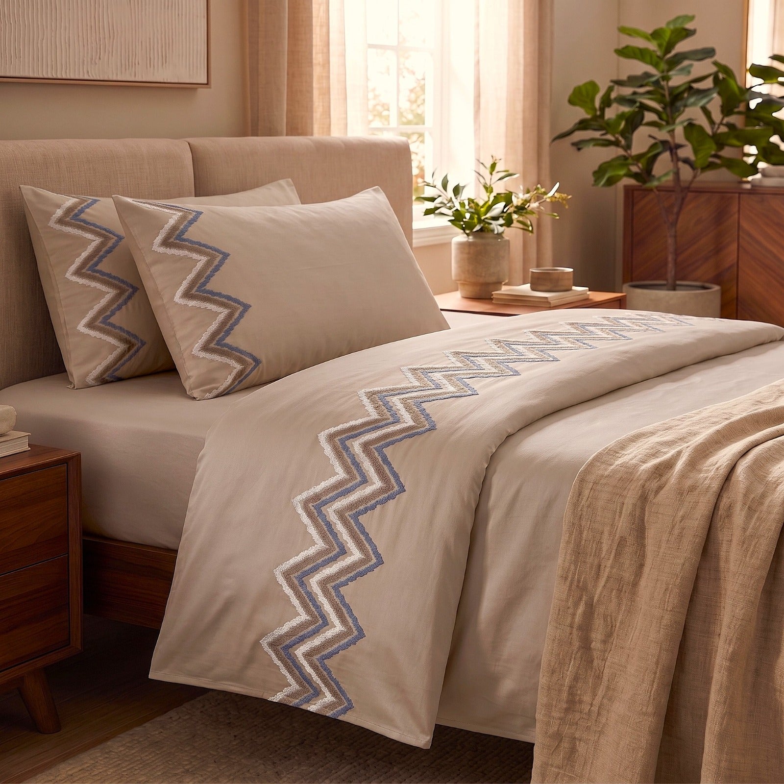 400 TC Pure Cotton Embroidery Bedsheets