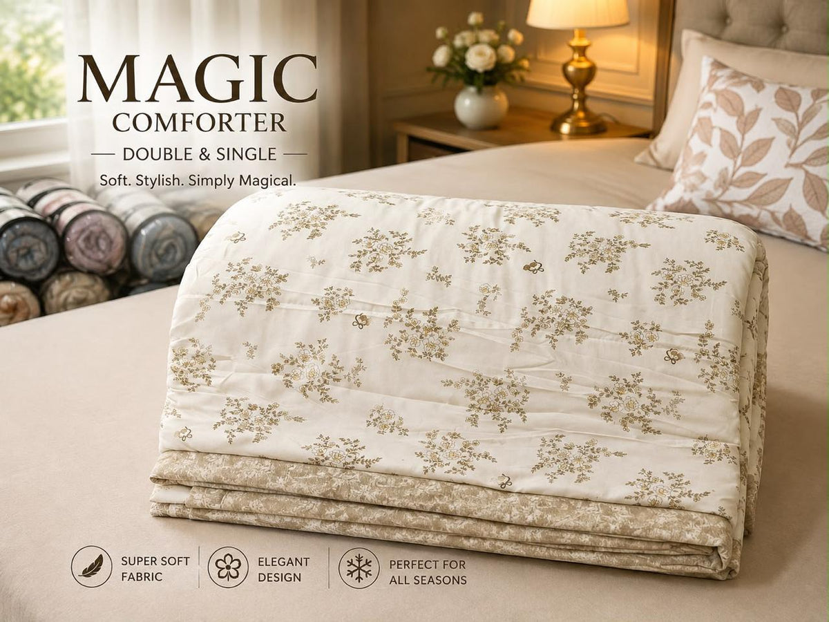 Muslin Cotton English British Prints Magical Comforter