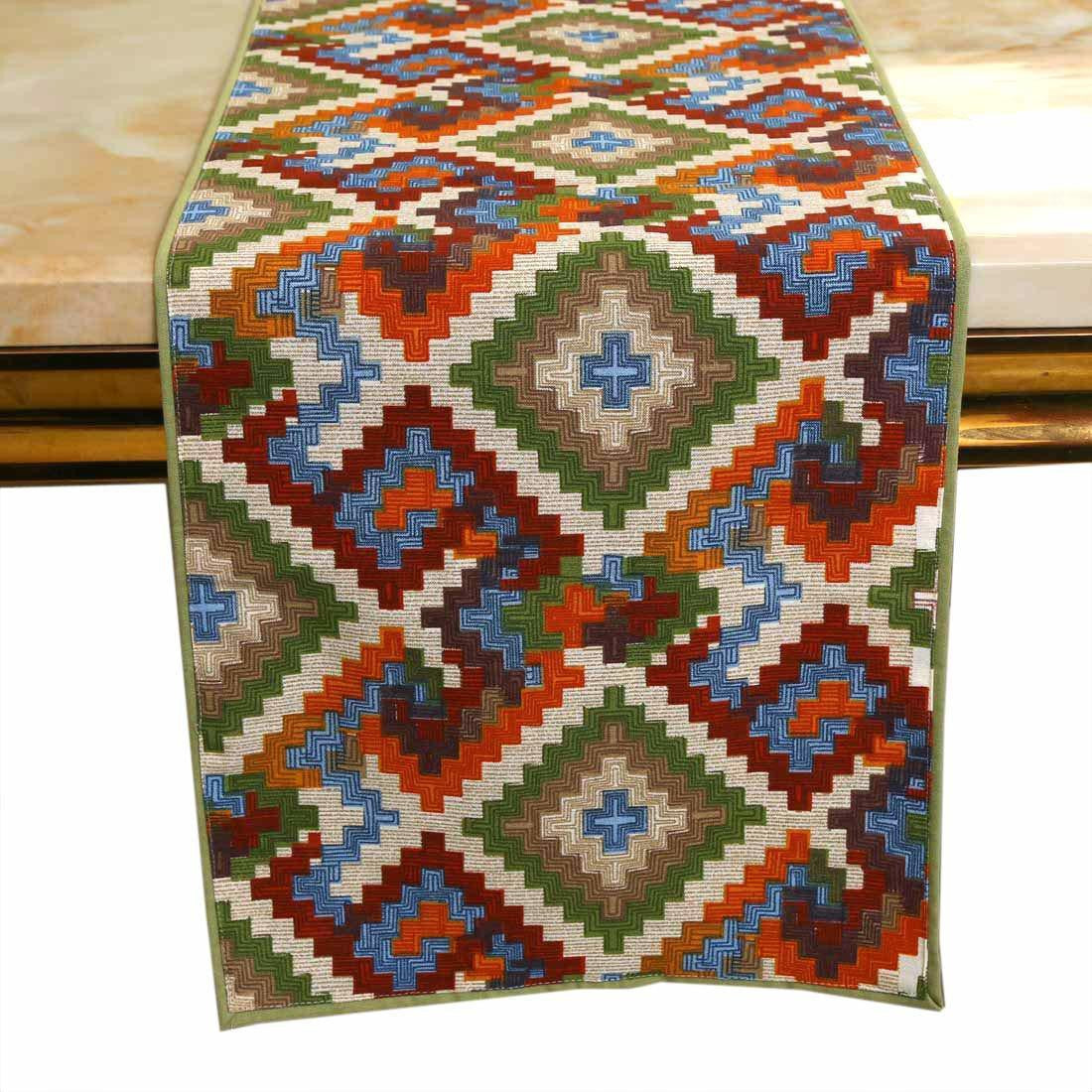  BILBERRY Furnishing Multicolor 34.2 cm Table Runner (Cotton)