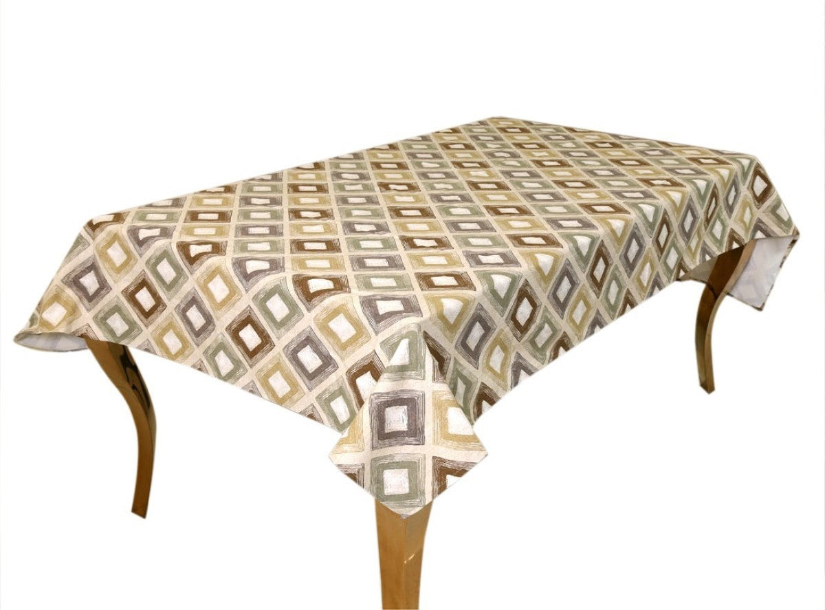 BILBERRY Furnishing By Preeti Grover Printed 6 Seater Table Cover (Multicolor, Cotton)