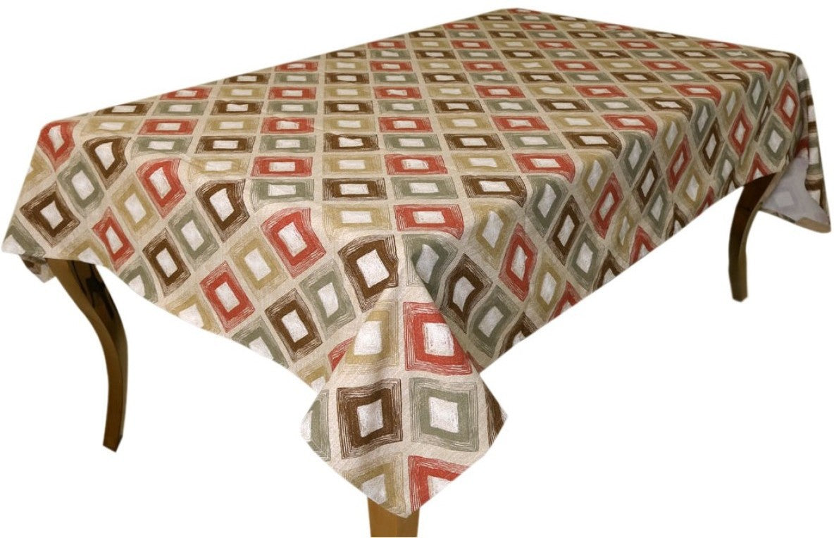 BILBERRY Furnishing By Preeti Grover Printed 6 Seater Table Cover (Multicolor, Cotton)