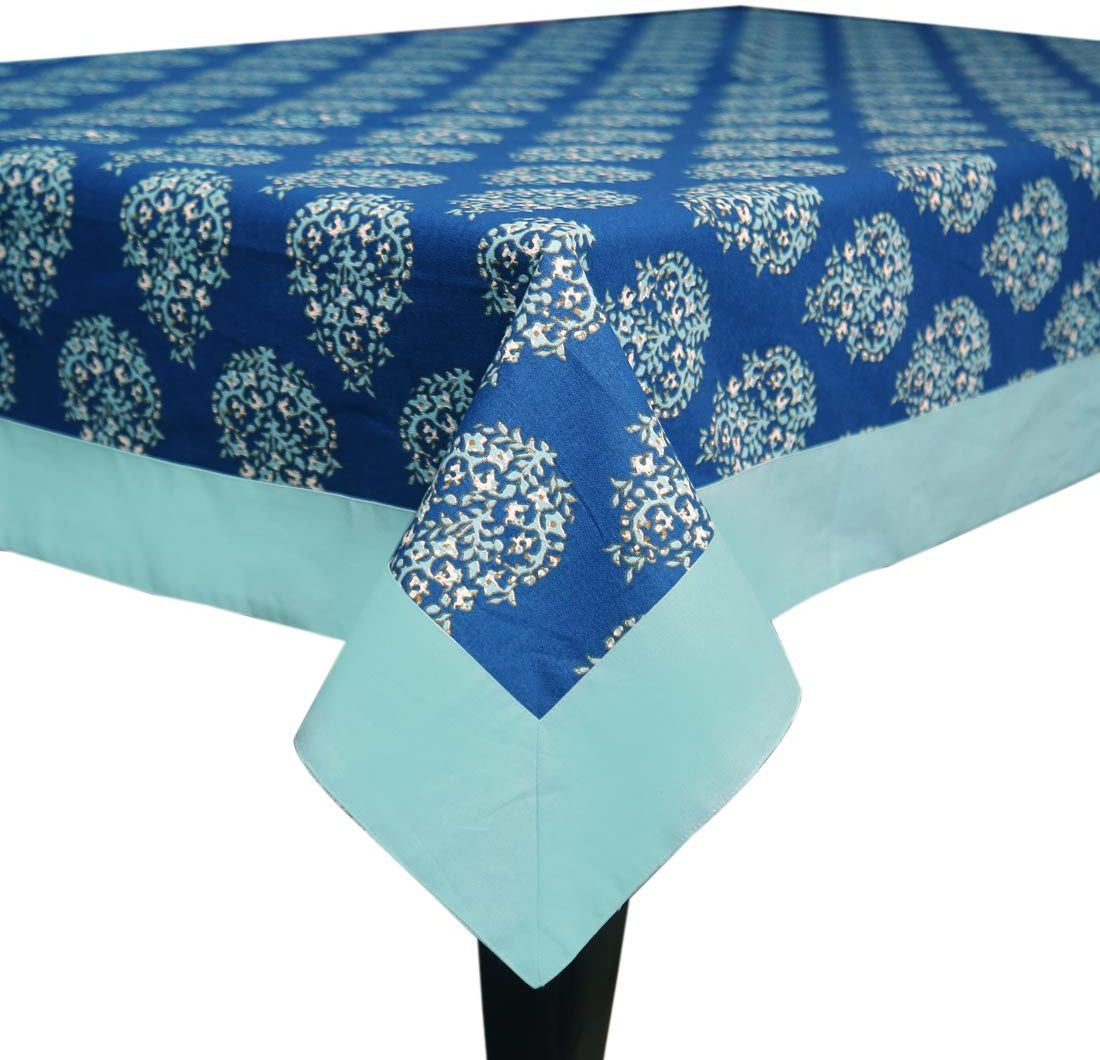 BILBERRY Furnishing By Preeti Grover Printed 6 Seater Table Cover (Multicolor, Cotton)