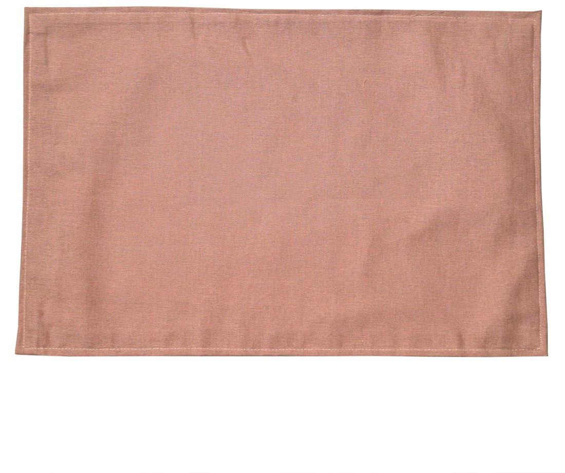 BILBERRY Furnishing By Preeti Grover Rectangular Pack of 6 Table Placemat (Beige, Cotton)