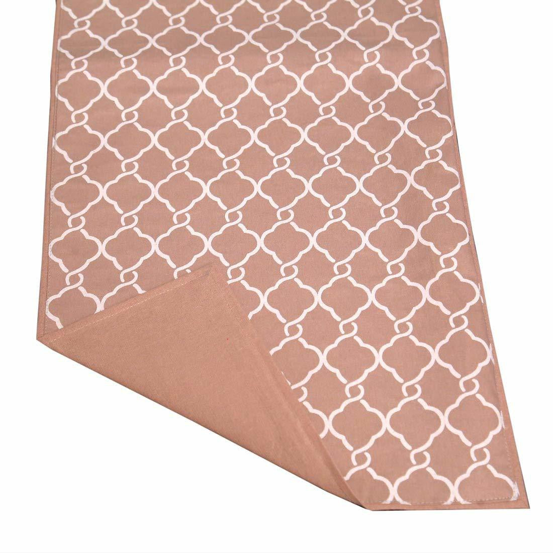 BILBERRY Furnishing By Preeti Grover Beige 182 cm Table Runner (Cotton)