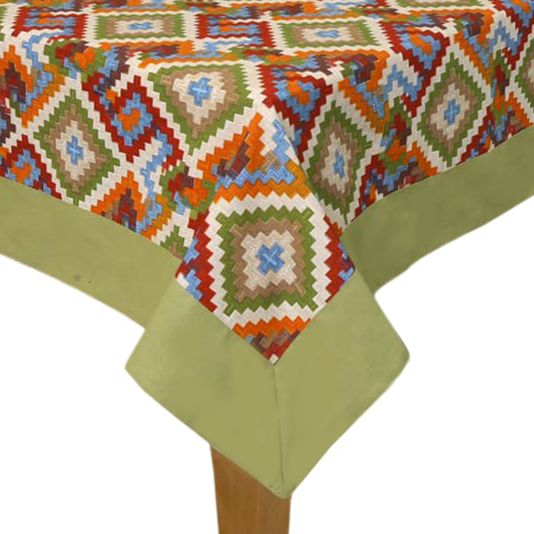 BILBERRY Furnishing By Preeti Grover Graphic 6 Seater Table Cover (Multicolor, Cotton)